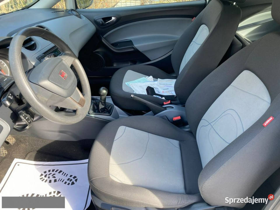 Seat Ibiza zadbana oryginalny przebieg IV 2008 światła przeciwmgielne Poznań