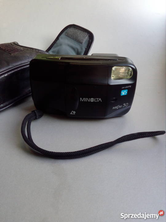 Minolta Vectis 30 skórzane etui Łódź sprzedam