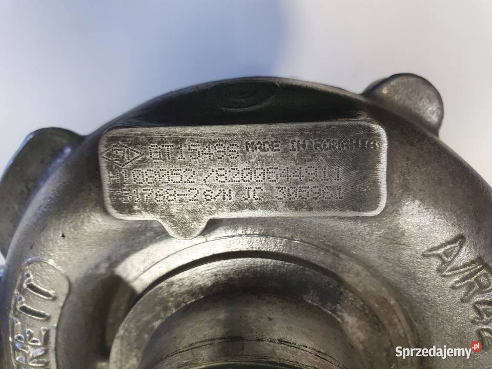 TURBOSPRĘŻARKA Renault Trafic II Opel Vivaro 19 lubelskie Chełm