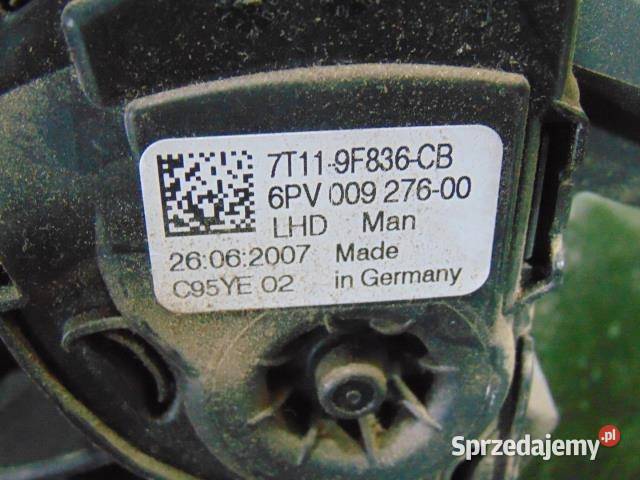 PEDAŁ GAZU POTENCJOMETR CONNECT TDCI 7T119F836CB
