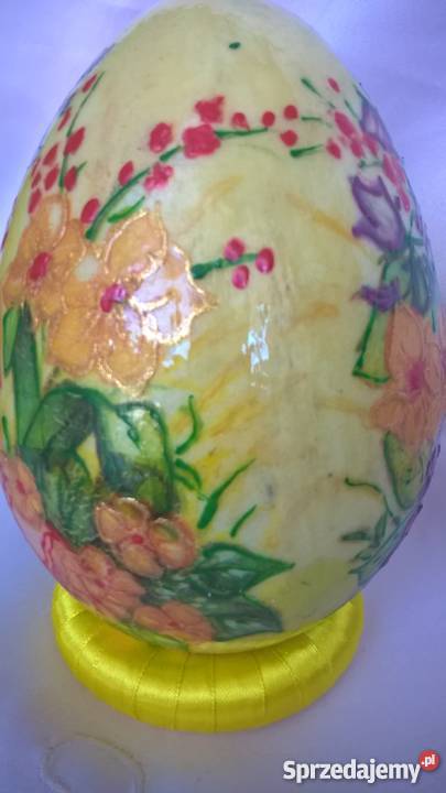 jajko pisanka styropian Wielkanoc 15 rękodzieło Sierpc