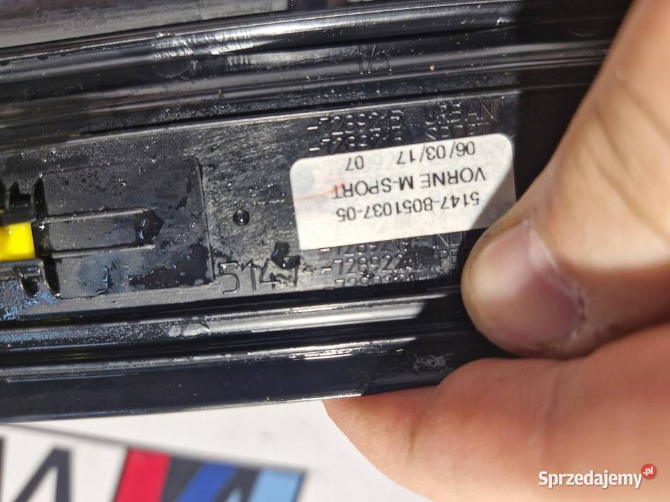 BMW F30 F31 LISTWY NAKŁADKI PROGOWE MPAKIET Progi dolnośląskie