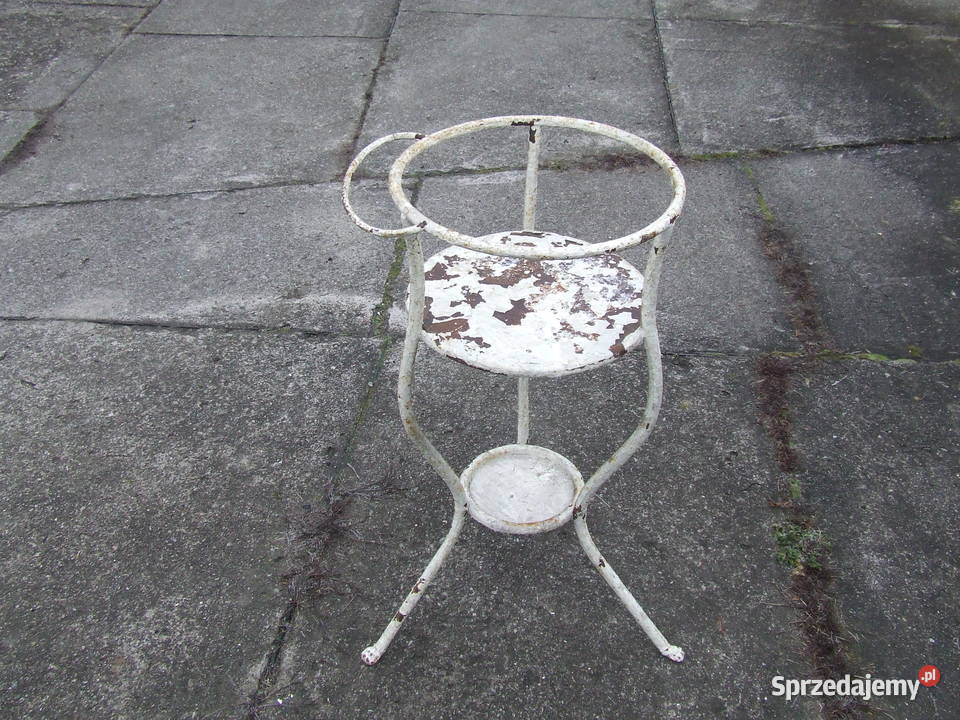 STARA MIĘDZYWOJENNA TOALETKA UMYWALKA METALOWA 2 Meble Nowy Sącz