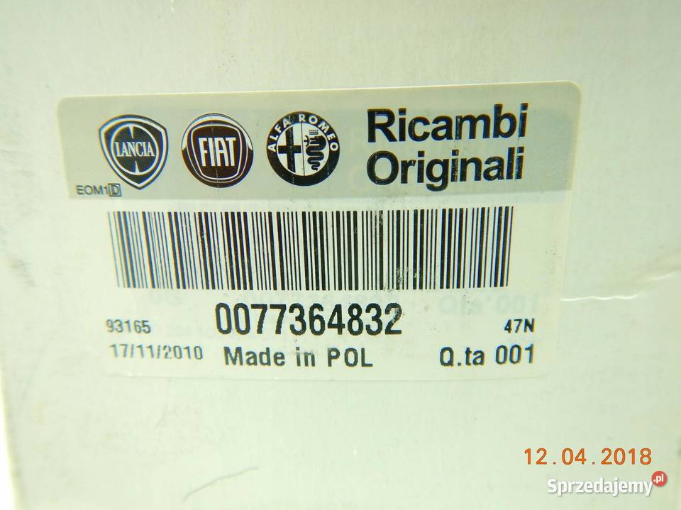 KLOCKI HAMULCOWE FIAT 500 PUNTO DOBLO ASO lubelskie