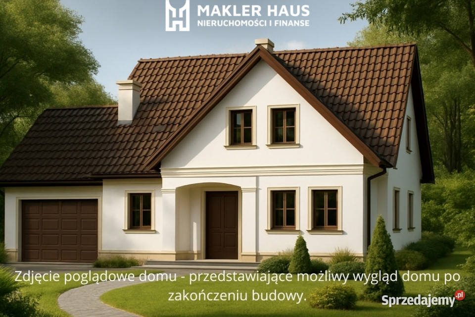 Siedlisko z rozpoczętą budową domuPrzejma Wysoka Przejma Wysoka