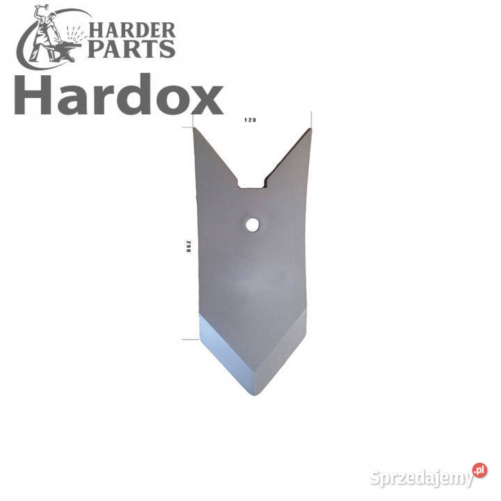 Dziób HARDOX 3374442/S części do grubera agregatu LEMKEN