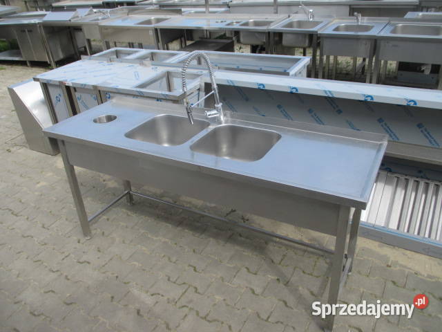 Zlew Gastronomiczny 2 Komorowy Z Otworem Na wielkopolskie Ostrów Wielkopolski