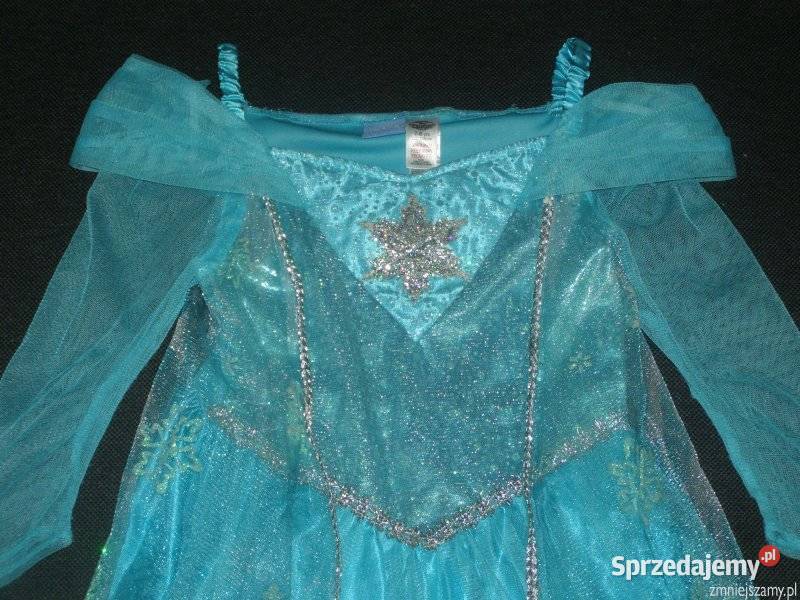 Strój kostium przebranie ELSA Kraina Lodu Frozen Siedlce