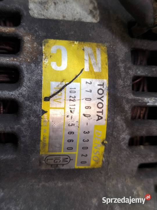 ALTERNATOR 2706033020 14 D4D Toyota Yaris I Motoryzacja