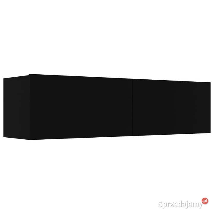 Szafka TV czarna 120x30x30 materiał Szafki Warszawa