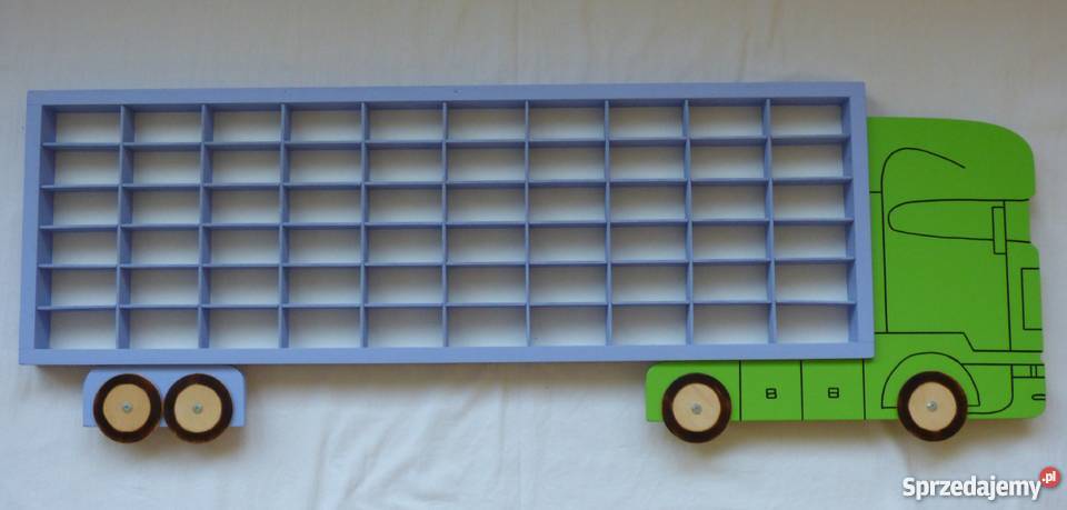 Półka Scania na resoraki Hot Wheels na 60