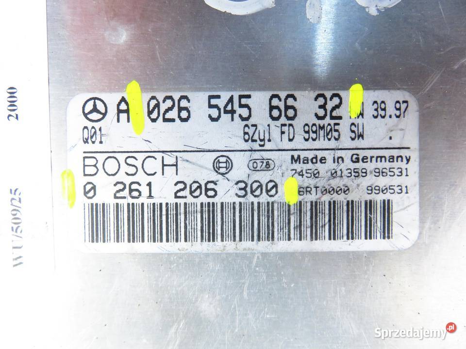 STEROWNIK MERCEDESBENZ KLASA M W163 ML 320 małopolskie