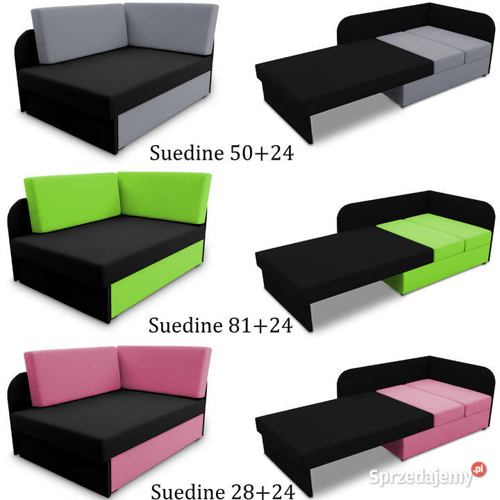 Sofa dziecięca narożna Kubuś idealna do małego