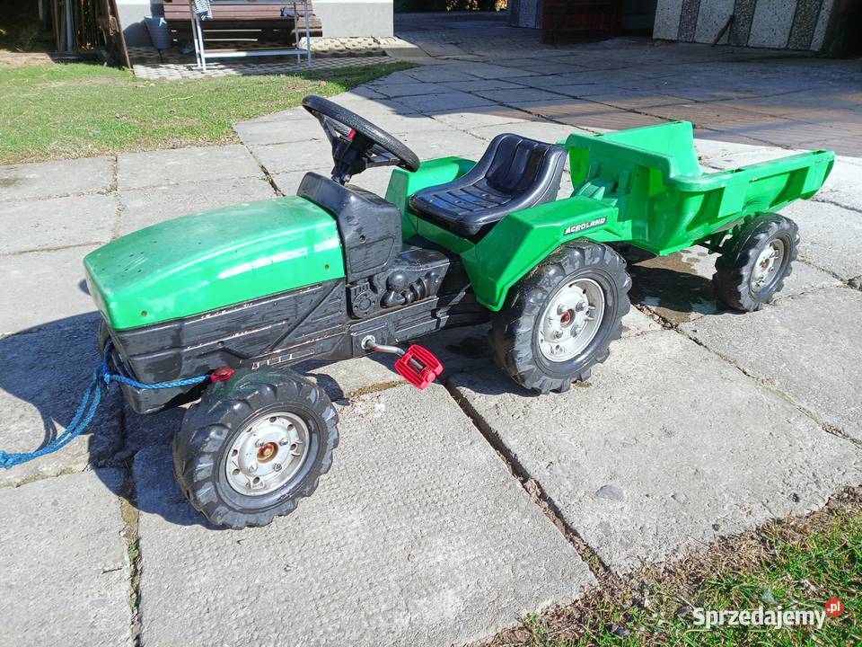 Używany traktorek z przyczepką dziecka Andrychów