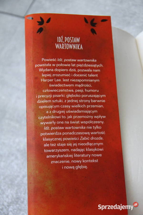 Harper Lee Idź postaw wartownika Chorzów