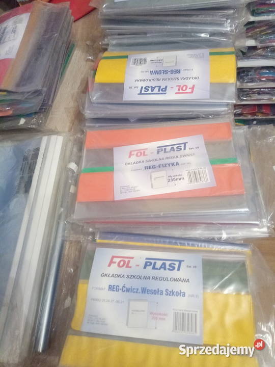 OKŁADKI NA PODRĘCZNIKI SZKOLNE 100 RÓŻNE WYMIARY Wołczyn