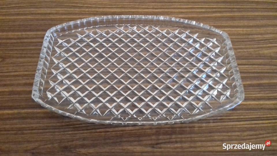 Patera kryształowa prostokątna Vintage do Antyki, Sztuka, Kolekcje Kraków