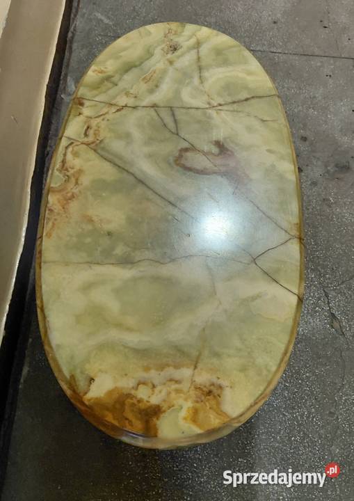 Stolik kawowy z marmurowym blatem 105cm sprzedam