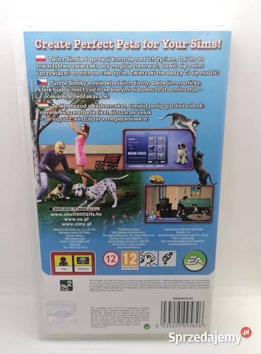 Gra na PSP The Sims 2 Pets Gry na konsole Elbląg