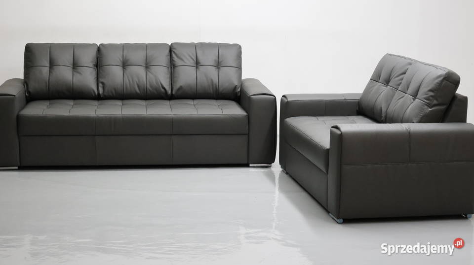 RIX KOMPLET 32 sofy kanapy zestaw popielata Poznań