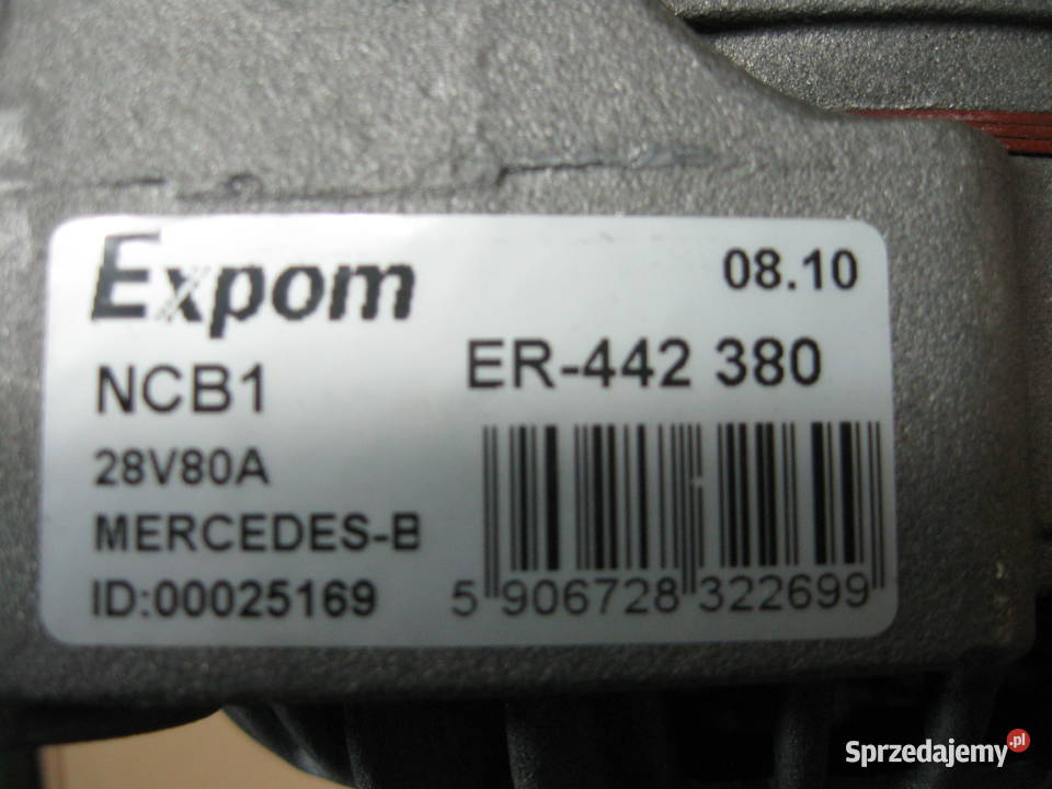 Alternator Mercedes Unimog Actros 28V80A śląskie Bielsko-Biała