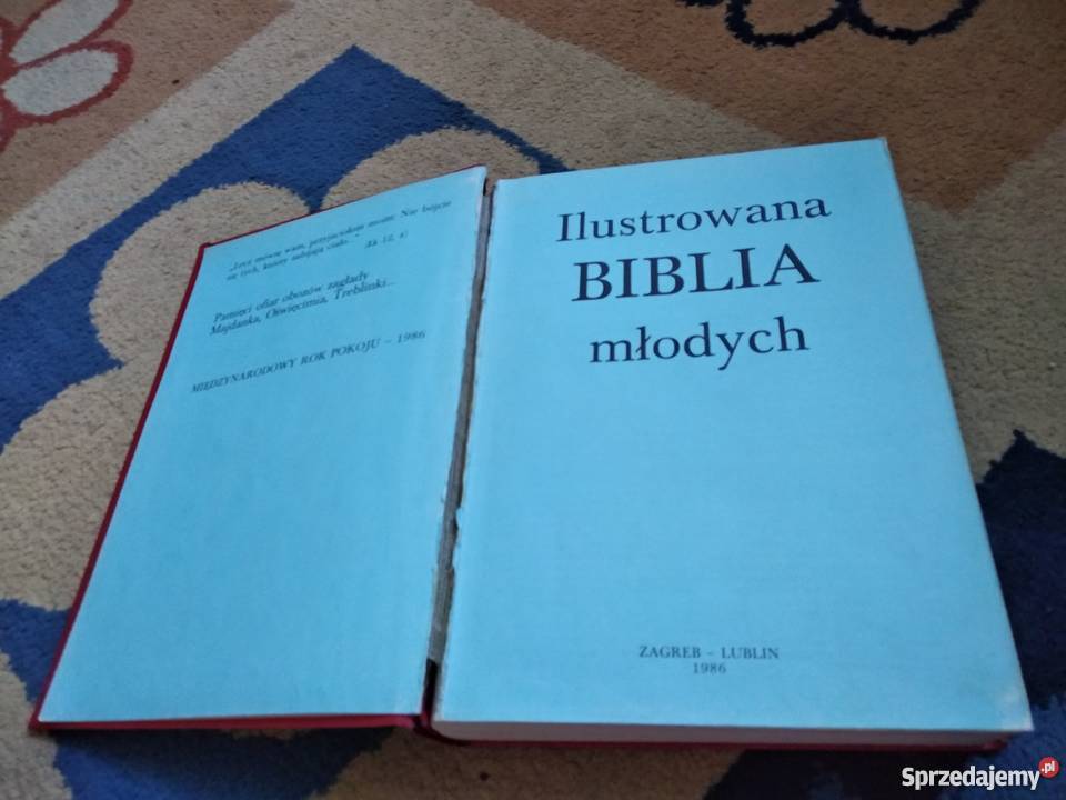 ilustrowana biblia młodych Rok wydania 1986