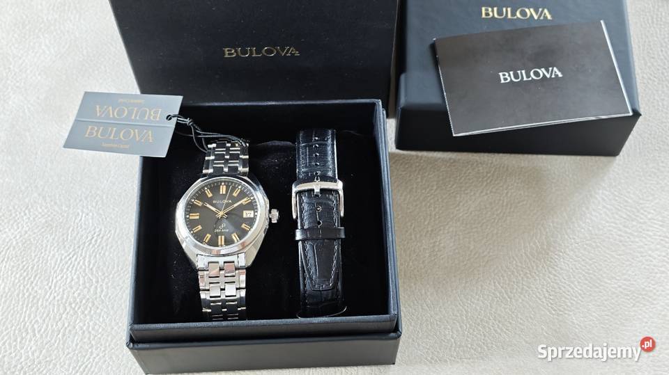 Zegarek męski Bulova 96B415 Jet Star srebrny Męskie małopolskie