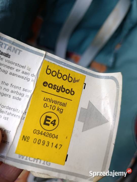 fotelik samochodowy dziecięcy Bujaczek dwa w Poznań sprzedam
