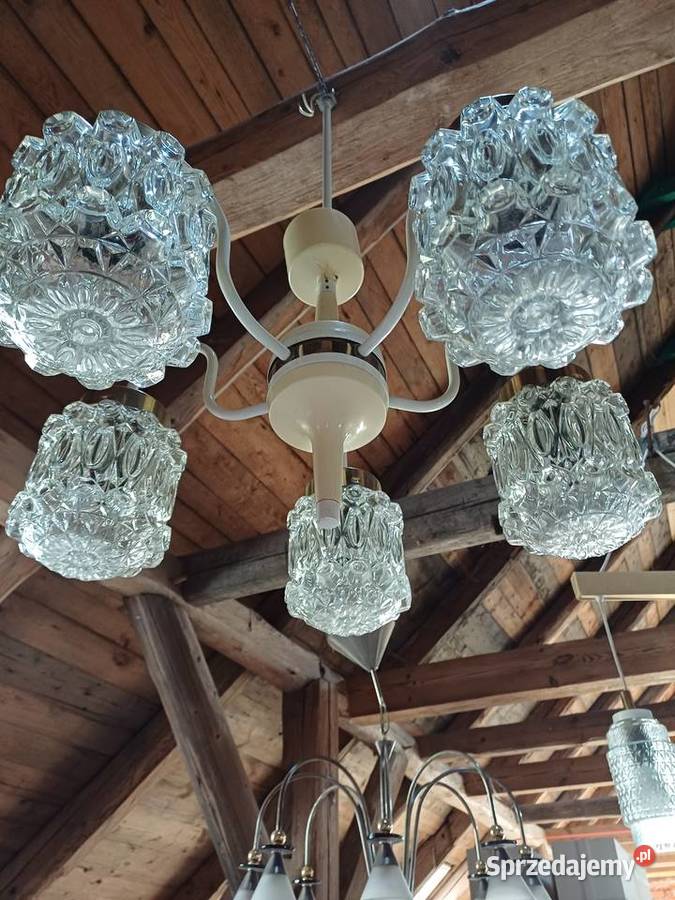 Retro lampa wiszaca z 60 tych lat firmy Kamenick Pozostałe dolnośląskie
