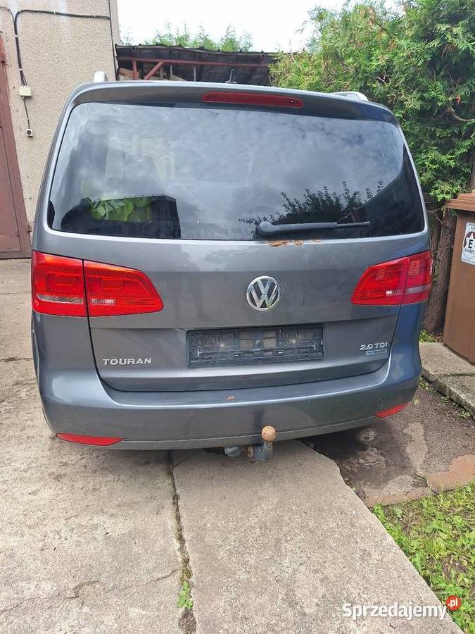 Touran lift 12r 20 tdi 140 na czesci welurowa tapicerka Volkswagen warmińsko-mazurskie Gołdap