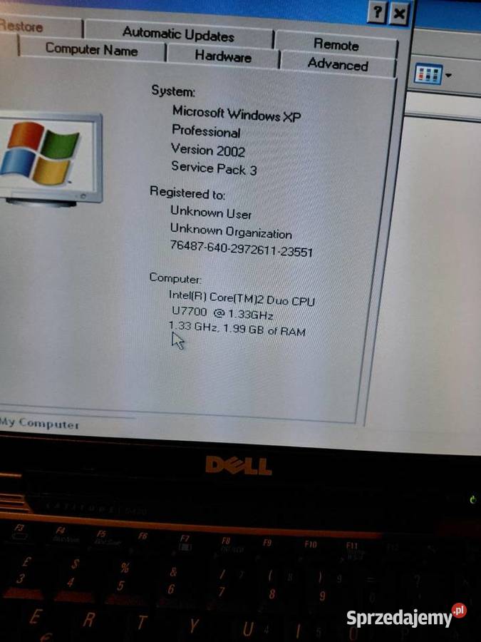 Sprzedam notebook dell latitude d430 Dell Grodzisk