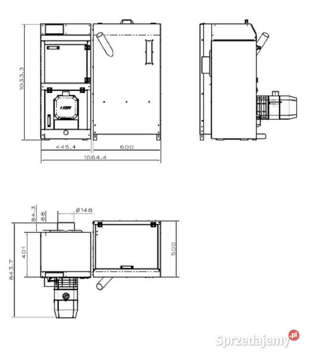 Camino 4 żeliwny kocioł na pellet 15 KW ecoMax Golub-Dobrzyń