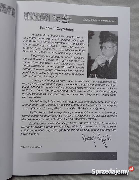 Andziej Lipiński Zbigniew Kościelak Cieżka Piłka