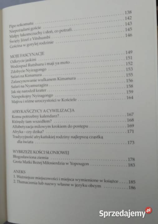 OBLICZA AFRYKI Jan Kędziora SAC sprzedam