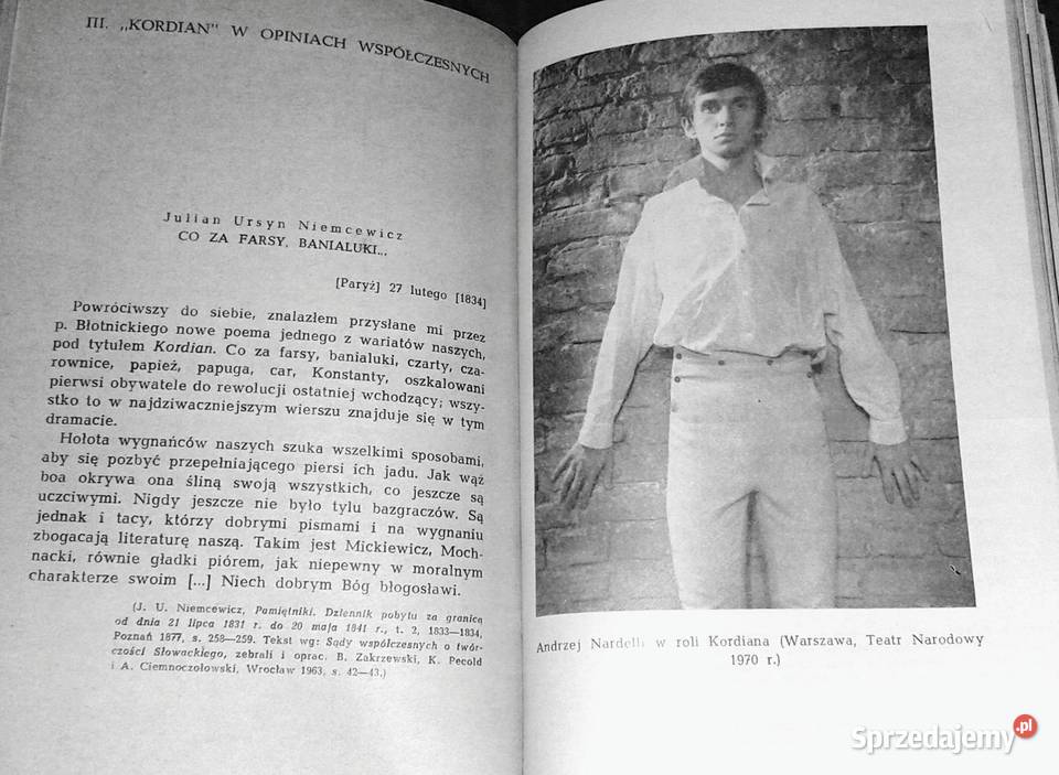 Kordian Juliusza Słowackiego Stanisław Makowski Rok wydania 1976 Chełm sprzedam