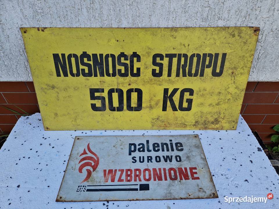 Stare tablice informujące Pozostałe Szczecinek