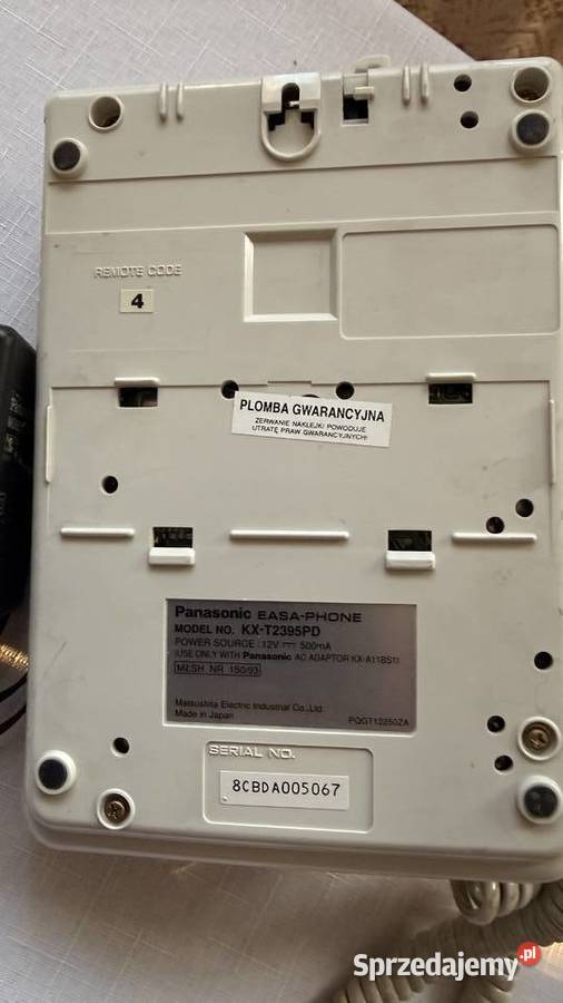 2 Aparaty telefoniczne stacjonarne Panasonic Lublin