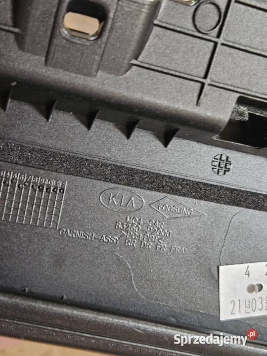 LISTWA DRZWI PRZÓD PRZEDNIA PRAWA KIA SORENTO IV osobowe Warszawa