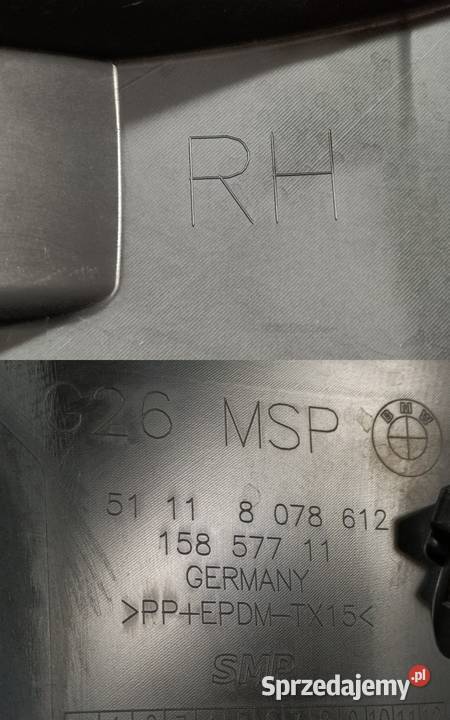 BMW 4 G26 M PAKIET ŚLIZG MOCOWANIE ZDERZAKA Pleszew