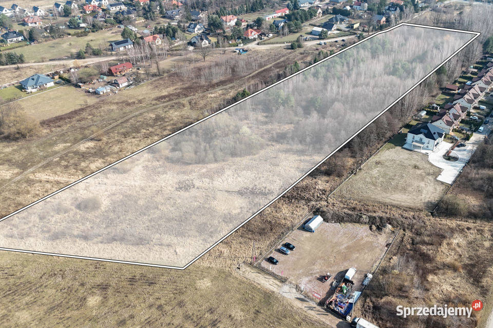 Grunty inwestycyjne 338 ha Kozery Grodzisk Maz budowlana mazowieckie