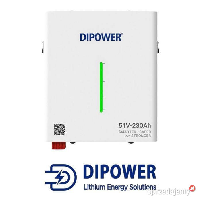 Magazyn energii DiPower 12 kWh 230 Ah 51230 Instalacje