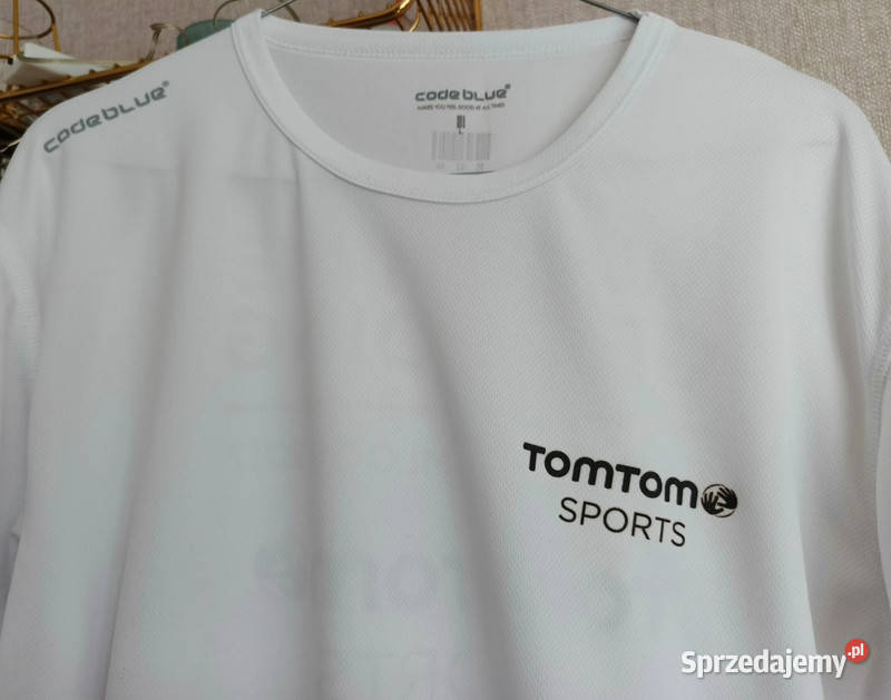 Biały tshirt męski