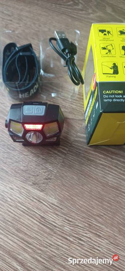 Wodoodporna taktyczna lampka czołowa LED do MICH Sport i Wypoczynek Reda sprzedam