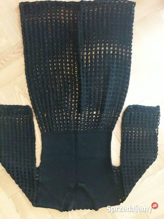 Ręcznie robiona sukienka dzianina wełna