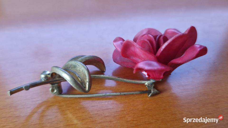 Róża stara broszka Dla kobiet Ozdoby