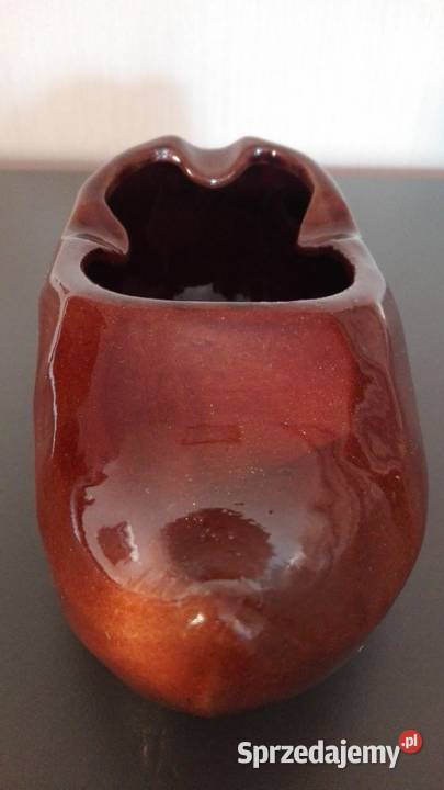 Popielnica Bucik ceramika kamionka PRL podlaskie Warpechy Stare