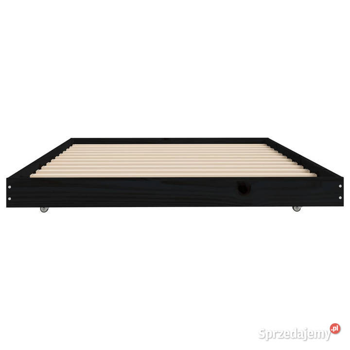 Rama łóżka czarna lite drewno sosnowe 100 x 200 Warszawa sprzedam