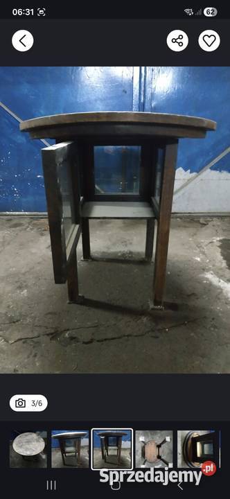 Stolik z lat 60 PRL Dąbrowa Górnicza