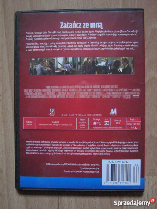 Zatańcz ze mną 1 płyta Szczecin