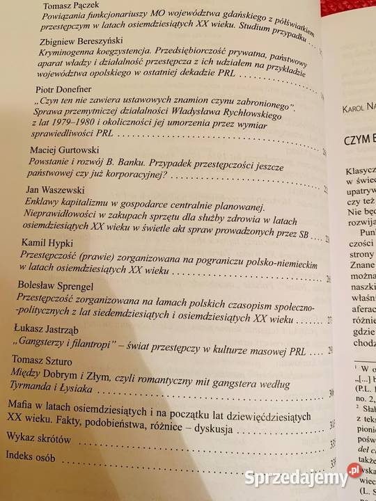 Brudne Wspólnoty Przestępczość zorganizowana Warszawa